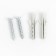 Dispenser for antiseptic/liquid soap is mechanical 370 ml, plastic, white color