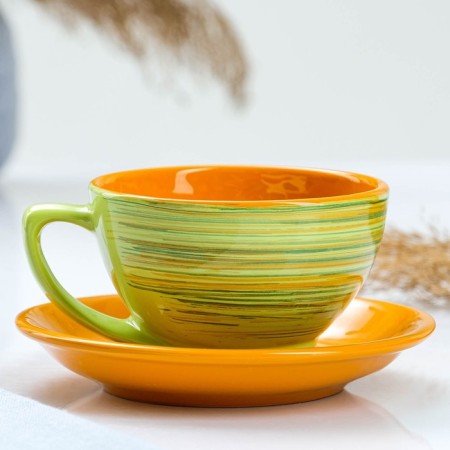 Tea couple "Elegant" 0.25l / 11x6.5cm + saucer 15cm, vitaminka-1