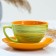 Tea couple "Elegant" 0.25l / 11x6.5cm + saucer 15cm, vitaminka