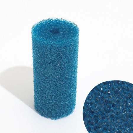Round sponge No. 2, large -water, 6 x 6 x 12 cm, blue
