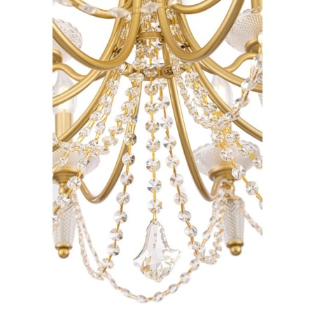 Freya FR2009PL-07G Zoe, 700x700x1620 mm, E14, 7x40W, Gold color-3