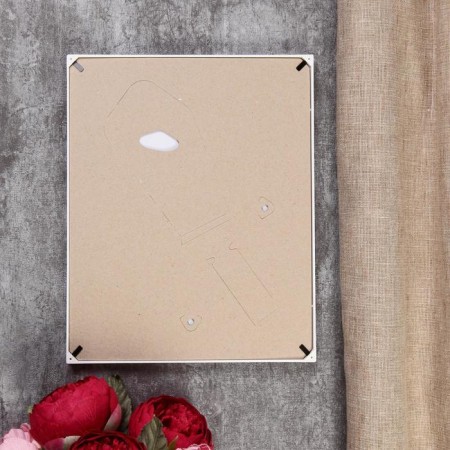 Photo frame plastic L-1 20x25 cm, white-4
