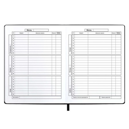 School diary for grade 1-11, Urban, soft cover of artificial leather, neon printing, 48 sheets, an offset block 80g/m2, universal cheat sheet-5