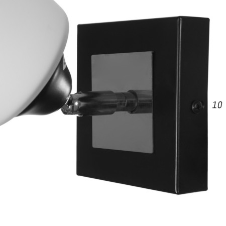 Enter's spot 1x60W E27 Chrome-black 10x10x20cm.-6