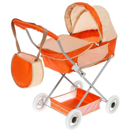 Puppet stroller No. 4, Orange color with beige