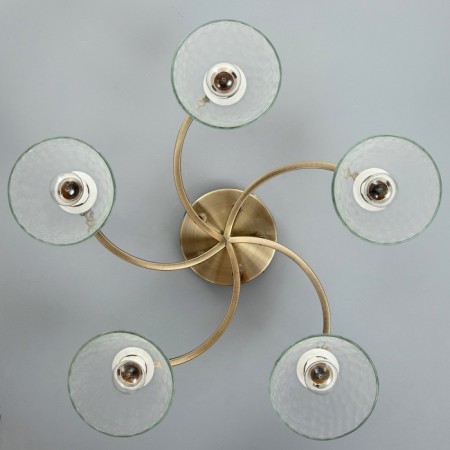 Causte "Sphere" 5x60W E27 Antique bronze 56x56x24cm-3