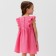 Baby dress with ruffles KAFTAN "Muslin", p. 34 (122-128 cm), bright pink