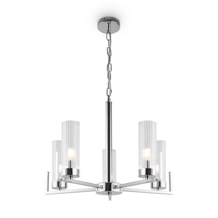 Suspended lamp Freya Fr5214PL-05CH ADELINE, 550x550x730 mm, E14, 5x60W, color chromium