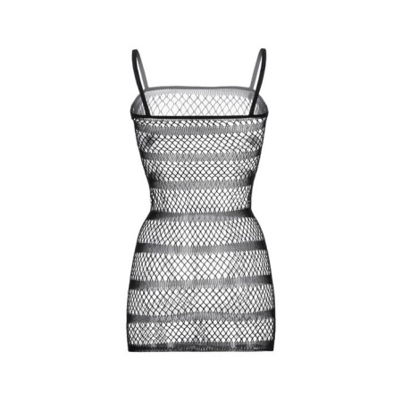 Candy Girl dress with stripes, black, size OS-3
