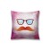 Decorative pillowcase "Hipster attributes", size 45 x 45 cm, sewn -in lightning