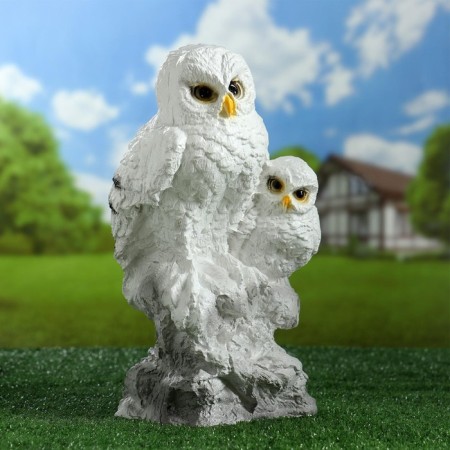 Garden figure "Owls Polar" 33cm
