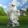 Garden figure "Owls Polar" 33cm