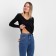 Jeans-glue women, blue color, size 26