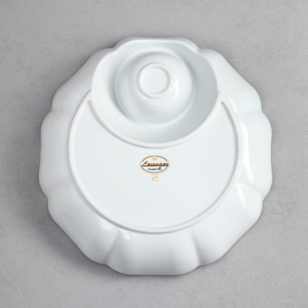 Operations dish, 2 l, gold stroke, porcelain, Iran-4