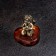 Souvenir "Angel with wings", brass, amber