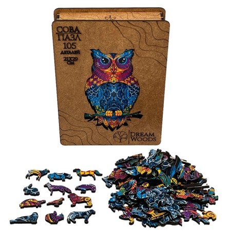 Figure puzzle "Owl"-3