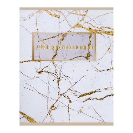 Substantial notebook calligrata "light marble", 48 sheets in a cage of social studies, with reference material, cover coated cardboard, uf-lak, block offset