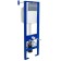 Berges's toilet installation Berges Atom 410, button chrome gloss, galvanic