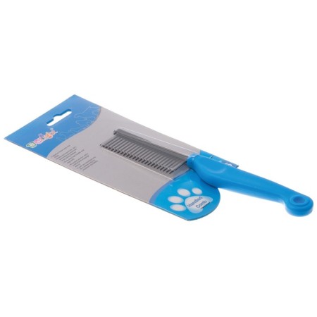 Comb Delight antistatic, 24 teeth 23 mm, plastic pen, black and blue-5