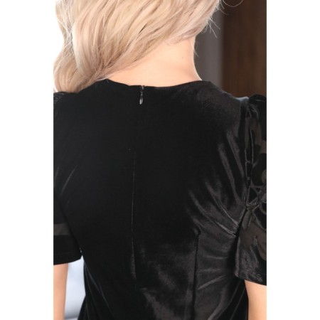Female dress, size 58, black color-13