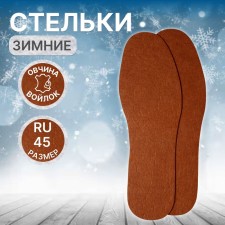 Speed ​​for shoes, universal, rr Ru up to 45 (rr pr-la up to 46), 28.5 cm, pair, brown color