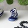 Souvenir "Snake with an apple", Gzhel, 5.5x4 cm