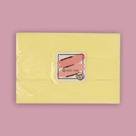 Napkins for manicure, blessed, dense, 560 pcs, 6 × 4 cm, yellow color-8