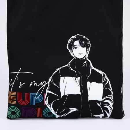 Bag Schoper "Korea", 35x0.5x40 cm, department without lightning, without lining, black-5
