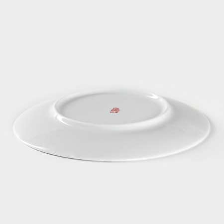 Porcelain plate "Leo", d = 20 cm, white-2