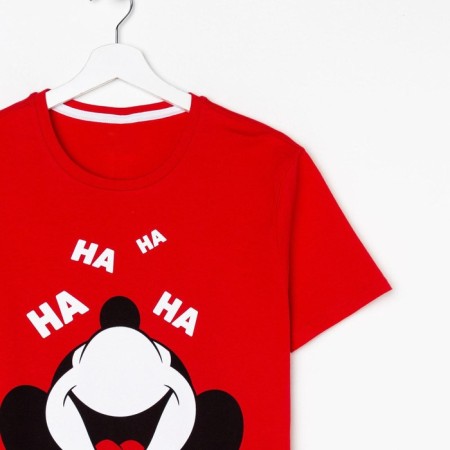 Haha T -shirt Mickey Mouse, Red-2