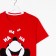 Haha T -shirt Mickey Mouse, Red