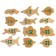 Puzzle game "Fishing" retro