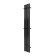 Terminus quatro electric heated towel rail, 1400x210 mm, black matte