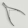 Pedicure nippers, 2 springs, 10.5 cm, blade length - 12 mm, silver color