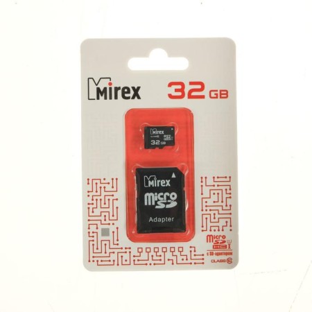 Memory map Mirex Microsd, 32 GB, SDHC, UHS-I, class 10, with adapter SD-4