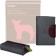 Gift set: cover for passport and key holder, gray color