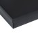 The box is folding, the lid is, black, 20 x 20 x 6 cm