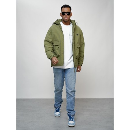 Male spring jacket, size 58, green color-14