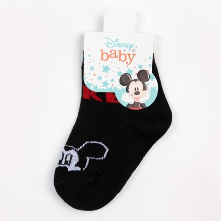 Socks Mickey Mouse, Black, 8-10 cm-3