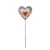 Decorative skewer "Heart" 30 cm