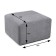 Pouf "Warsaw" Velur Happy 996 Gray 70x68x45