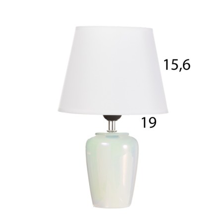 Table lamp "Brill" 1x40W E27 gently green 20x20x32cm-5