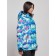 Ski jacket female winter, size 50, blue color