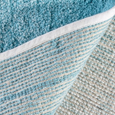 Bathroom soft rug, 50x80 cm, blue color-5
