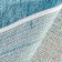 Bathroom soft rug, 50x80 cm, blue color