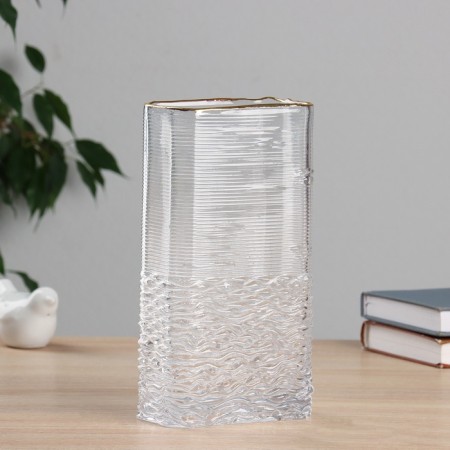 VAZA Table Glass "Milagro Galant" straight, 23x13 cm, transparent