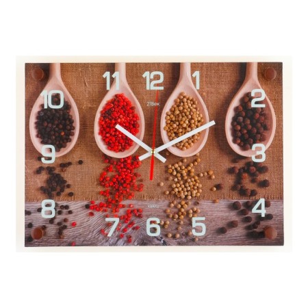 Wall watches: kitchen, "spices", silent, 25 x 35 cm-3