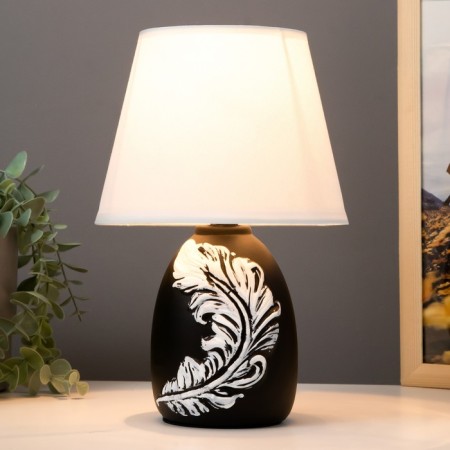 Highway lamp 16537/1BK E14 40W Black and white 17.5x17.5x26.5 cm-1