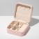 Organizer for storing jewelry "Portable box", 10.5 × 10.5 × 5 cm, pink color