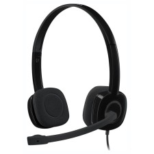 Headphones with the Logitech H151 microphone 1.8m False headband (981-000590)
